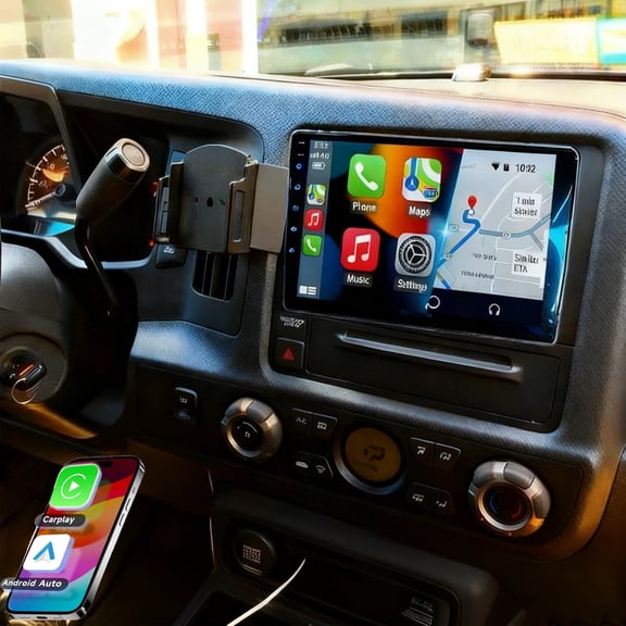 iSpchen Android 13 Double Din Car Stereo Radio for Honda Ridgeline 2006-2014 10.1" Touch Screen Head Unit Car Stereo with Wireless Carplay Android Auto GPS Bluetooth WiFi FM RDS DSP SWC Backup Camera