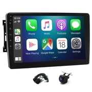 iSpchen Car Radio for Dodge Ram Journey Durango GrandCaravan 2008-2014, for Jeep Wrangler Patriot Liberty Compass 2007-2017 with CarPlay Android Auto Bluetooth FM/RDS WiFi SWC GPS