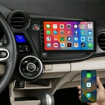 iSpchen Car Radio for Honda Insight 2009-2014, 9 Inch Touch Screen Stereo with Wireless CarPlay Android Auto Bluetooth FM/RDS Audio RDS FM/AM GPS WiFi SWC 1080P Backup Camera