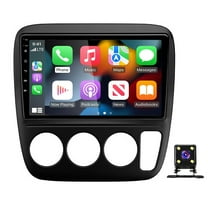 iSpchen Car Stereo Radio for Honda CRV 1995-2000 with Wireless CarPlay Android Auto, Android 13 9in Touch Screen Head Unit Bluetooth WiFi FM/RDS SWC GPS Navigation   Backup Cam