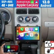 iSpchen Car Stereo Radio for Nissan Frontier 2001-2004, 10.1 inch Touch Screen Stereo with Wireless Carplay Android Auto Mirror Link GPS RDS DSP SWC WiFi FM-4+64G