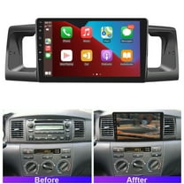 iSpchen Car Stereo Radio for Toyota Corolla 2003-2013 Built-in Wireless CarPlay Android Auto, 9in Android 13 Touch Screen Bluetooth WiFi FM/AM RDS DSP SWC GPS Navigation