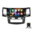 thumbnail image 1 of iSpchen Car Stereo Radio for Toyota Hilux 2005-2014 Built-in Wireless CarPlay Android Auto, Android 13 9in IPS Touchscreen with Bluetooth WiFi FM/RDS DSP SWC GPS Navigation Head Unit, 1 of 9