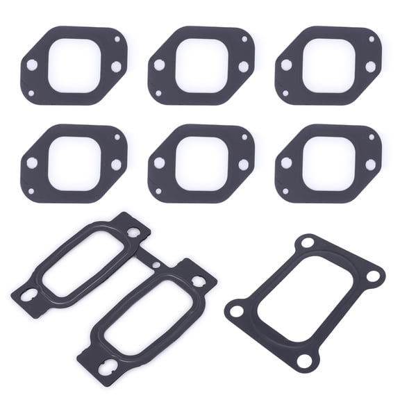 iSpchen Exhaust Manifold Gasket Repair Kit for Volvo D13 Engine, Rubber Anti-Heat Replacement DPH1259744