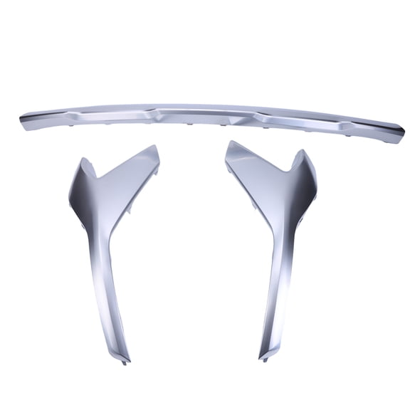 iSpchen Front Bumper Skid Plate Molding Deflectors Pair for Hyundai Santa Fe 2021-2023, ABS Replacement 86577-S1600