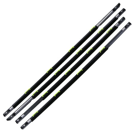 iSpchen Outer Door Belt Weatherstrip Window Seal Molding Set for Honda Civic Sedan 1996-2000, Replaces 72410-S04-003 72450-S04-003 72910-S04-003 72950-S04-003