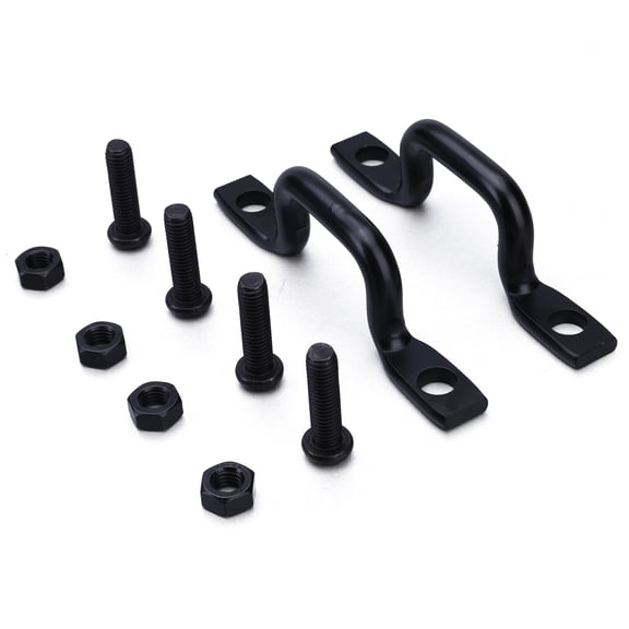 iSpchen Pair Rear Bed Steel Tie Down Hooks with Screws ‌for‌ Ford Ranger 2019-2022, Cargo Anchoring Replacement KB3Z-21550A74-A