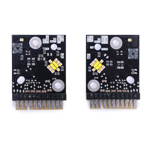 iSpchen Pair Yellow DRL LED Module Boards (Low/High Beam Stabilizers) for BMW G87 M2 / G42 230i/M240i 2022-2024, Driver & Passenger Side Replacement (1216.001.0070)