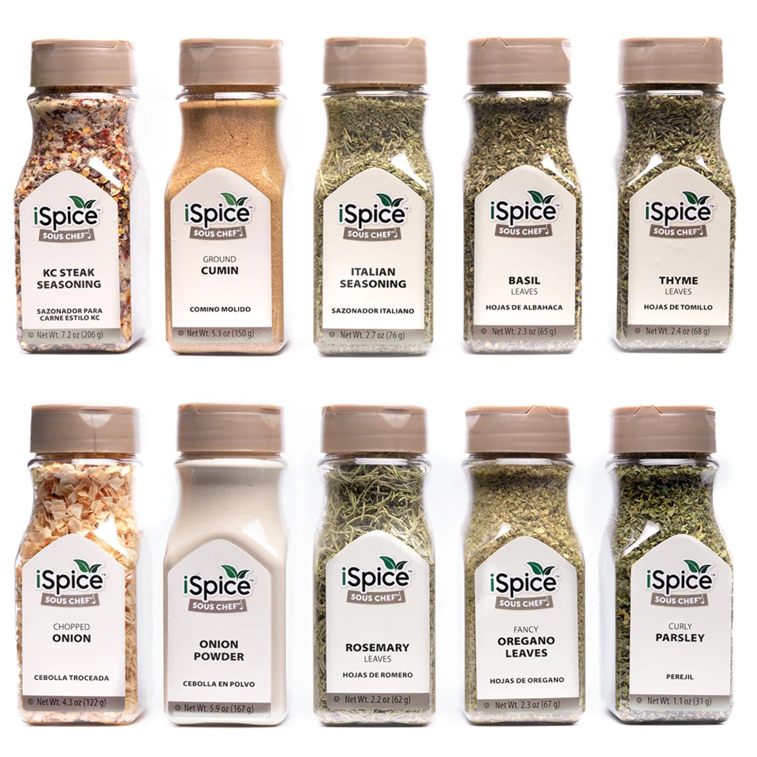 iSpice 10 Pack of Spices and Herbs Maya Mixed Spices Seasonings
