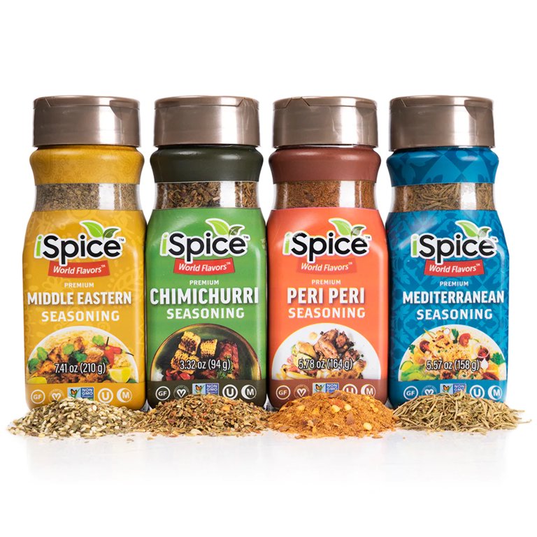 iSpice Starter Spice Set- Seasonings Starter Kitchen Spices Set for Cooking  - Spices Variety Pack Herb, Spice & Seasoning Gifts Home Basic Spice Set 