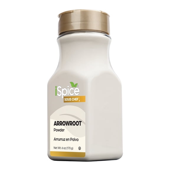 iSpice | Arrowroot Powder | 6 oz | Gourmet Spice | Kosher | Baking Essential |Shelf-Stable