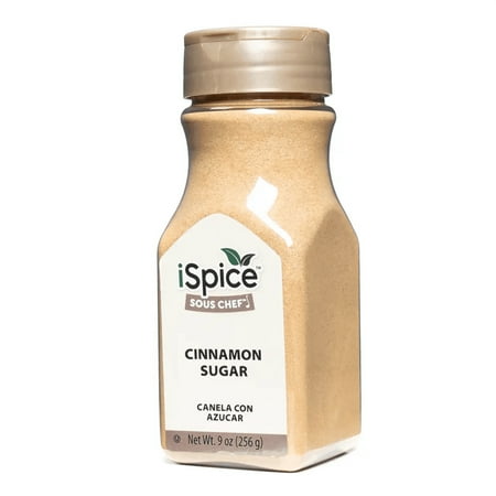 iSpice | Cinnamon Sugar | 9 oz | Mixed Spices Seasonings | Kosher | Rich Fragrant