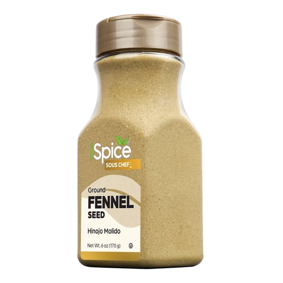 iSpice | Fennel Ground | 6 oz | Gourmet Spice | Kosher | Sweet flavor