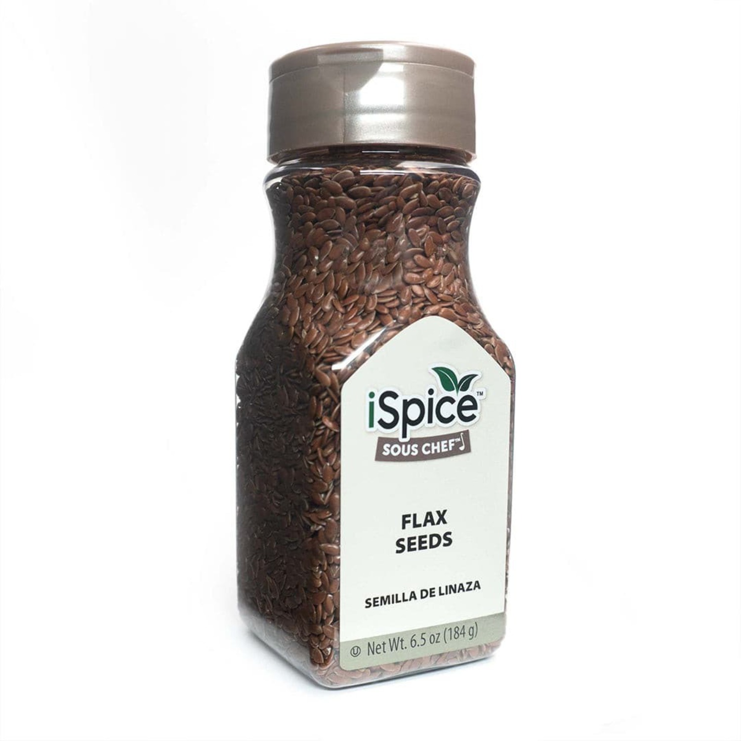 iSpice Flax Seed 6.5 oz Gourmet Spice Kosher Nutty flavor