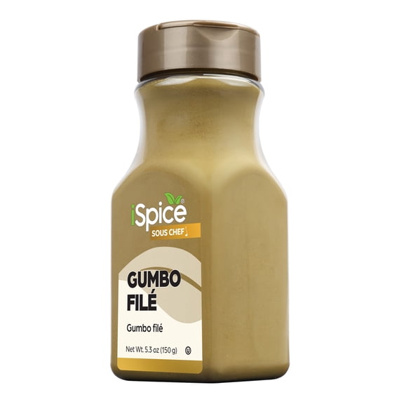 iSpice | Gumbo Filé | 5.3 oz | Mixed Spices  Seasonings | Kosher | Robust Flavor