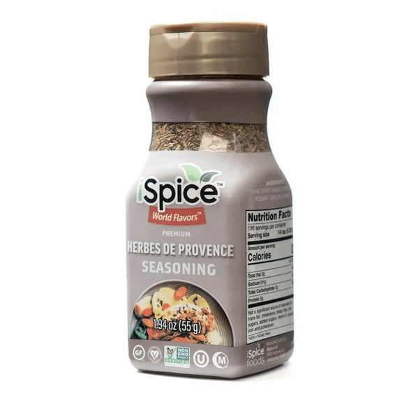 iSpice | Herbes De Provence Seasoning | 1.94 oz | Mixed Spice Seasoning | Halal | Kosher | Vegan