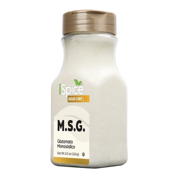 iSpice | MSG Enhancer | 8.5 oz | Gourmet Spice | Kosher | Food Grade  BPA Free Bottle