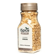 iSpice | Onion Chopped | 4.3 oz | Gourmet Spice | Kosher | Aromatic boost