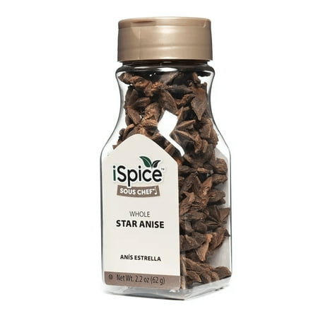 iSpice | Star Anise Whole | 2.2 oz | Gourmet Spice | Kosher | Flavor booster