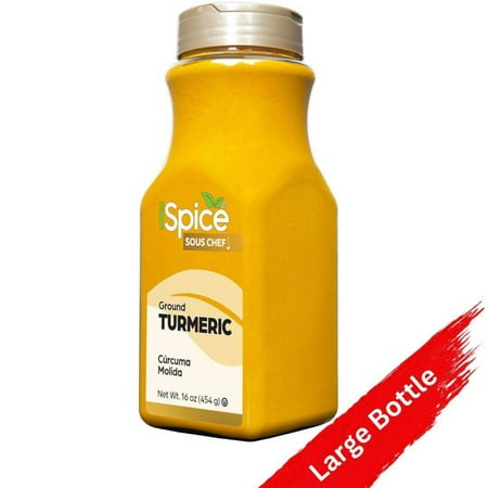 iSpice | Turmeric Ground | 16 oz | Bulk Size | Gourmet Spice | Kosher
