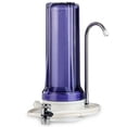 thumbnail image 1 of iSpring CKC1C Countertop Drinking Water Filtration System with Carbon Filter, 2.5" x 10", Clear, 1 of 7