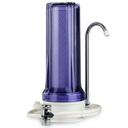 iSpring CKC1C Countertop Drinking Water Filtration System with Carbon Filter, 2.5" x 10", Clear price history and forecast - iSpring CKC1C