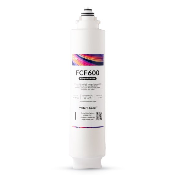 iSpring FCF600 Replacement Water Filter for RO600 Tankless Reverse Osmosis Water Filtration System