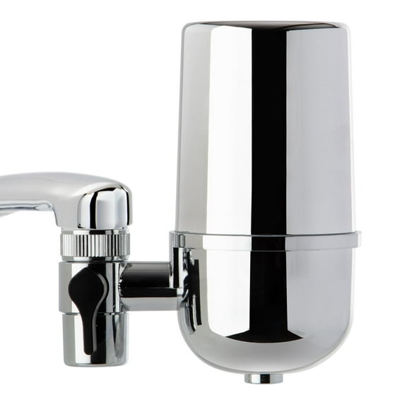 iSpring Faucet Mount Water Filter, Chrome