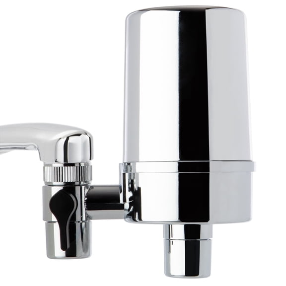 iSpring Faucet Mount Water Filter with Aerator, Chrome