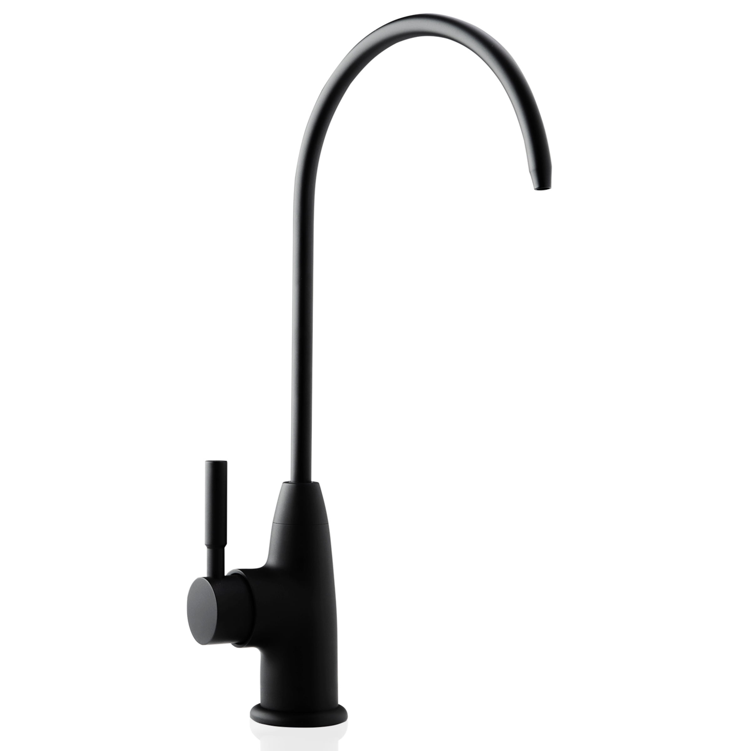 iSpring GA1-HSBLK High-Spout Reverse Osmosis Filtration Drinking Water Faucet Lead-Free, Premium Stainless Steel 304 Body, Matte Black Finish