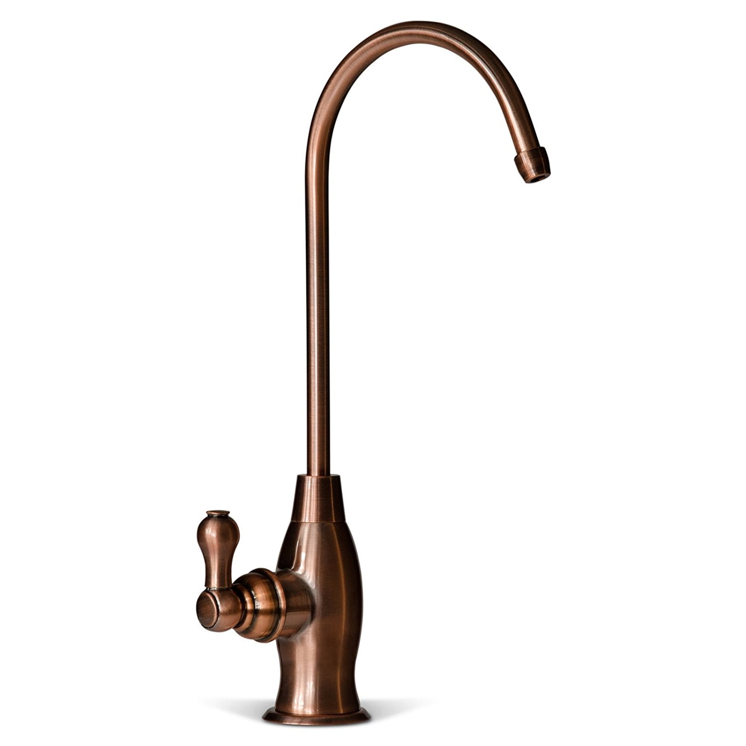 Antique Copper High Spout Kitchen Bar Sink Faucet