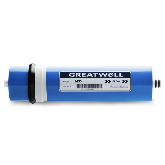 iSpring MS5 500GPD Reverse Osmosis (RO) Membrane Replacement 13.5 x 2.8, Fits RCS5T, White
