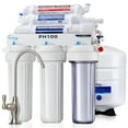 thumbnail image 1 of iSpring PH100 pH+ 6-Stage Under Sink Reverse Osmosis RO Drinking Water Filtration System 100 GPD Fast Flow 1:1 Pure to Waste Ratio with Alkaline Remineralization, US Made Filters, 1 of 7