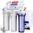 thumbnail image 1 of iSpring RCC7AK, NSF Certified 6-Stage Reverse Osmosis System, 75 GPD, Alkaline  pH+ Remineralization RO Water Filter System Under Sink, Patented Top-Mounted Faucet Design for Easy Installation, 1 of 8