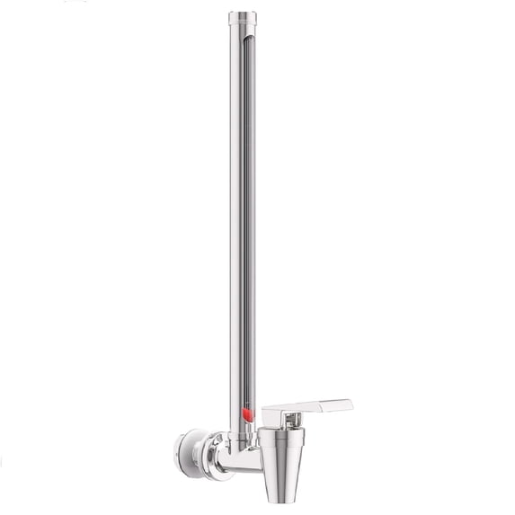 iSpring Sight Glass Spigot with A Clear View Water Level, Compatible with Berkey® and Waterdrop® Gravity-Fed Water Filtration System, Stainless Steel Food-Grade Material