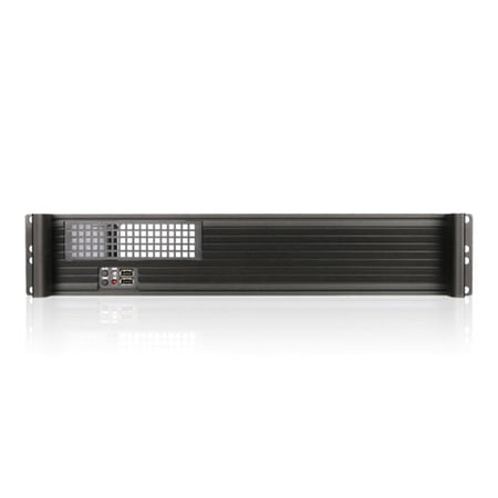 iStarUSA 2U Compact Rackmount microATX Chassis - Black