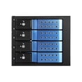 thumbnail image 1 of iStarUSA BPN-DE340HD-BLUE Trayless 3 x 5.25" to 4 x 3.5" 12Gb/s HDD Hot-swap Rack, 1 of 5
