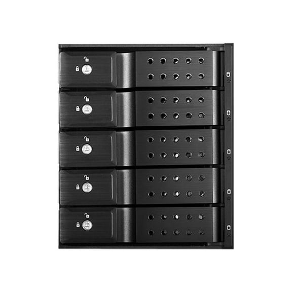 BPN-DE350HD Trayless 3x 5.25" to 5x 3.5" 12Gb/s HDD Hot-swap Rack