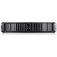 thumbnail image 1 of iStarUSA D-200SEA-BK-T7SA 2U Compact Stylish Rackmount Chassis with Black SEA Bezel and Rugged 5.25" to 3.5" SATA SAS 6 Gbps HDD Hot-swap Rack, 1 of 8
