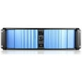 thumbnail image 1 of iStarUSA D-300SEA-BL-T7SA 3U Compact Stylish Rackmount Chassis with Blue SEA Bezel and Rugged 5.25" to 3.5" SATA SAS 6 Gbps HDD Hot-swap Rack, 1 of 8