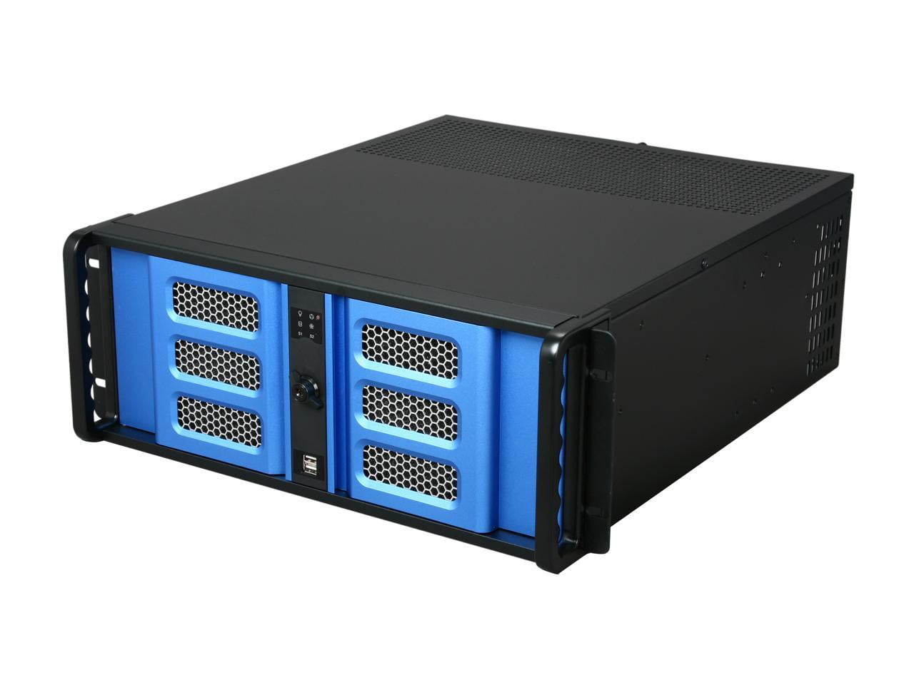 iStarUSA D-400-6SE Steel 4U Rackmount Compact Stylish Server Chassis 6 ...