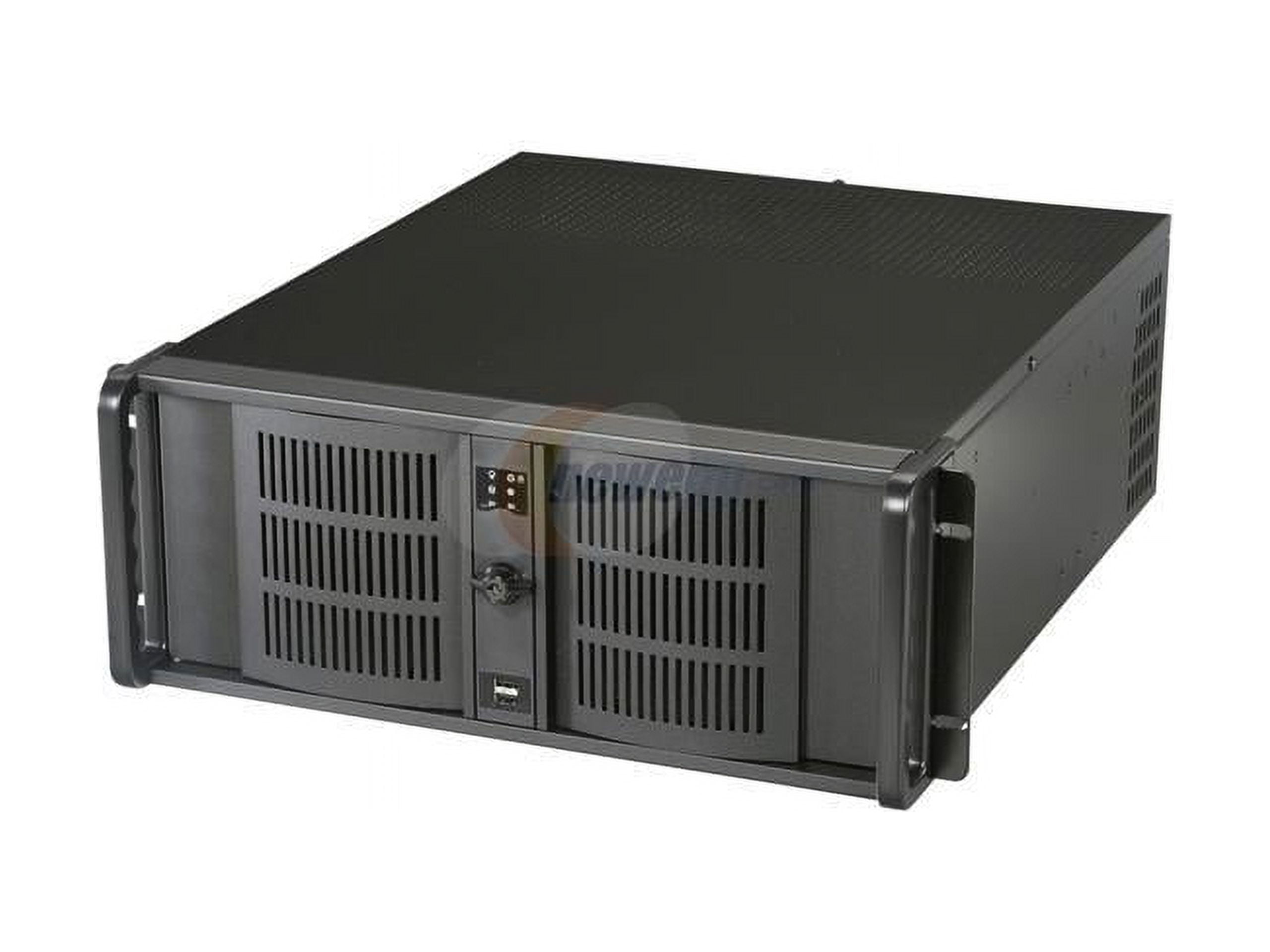 Istarusa d 400 black aluminum steel 4u rackmount compact stylish