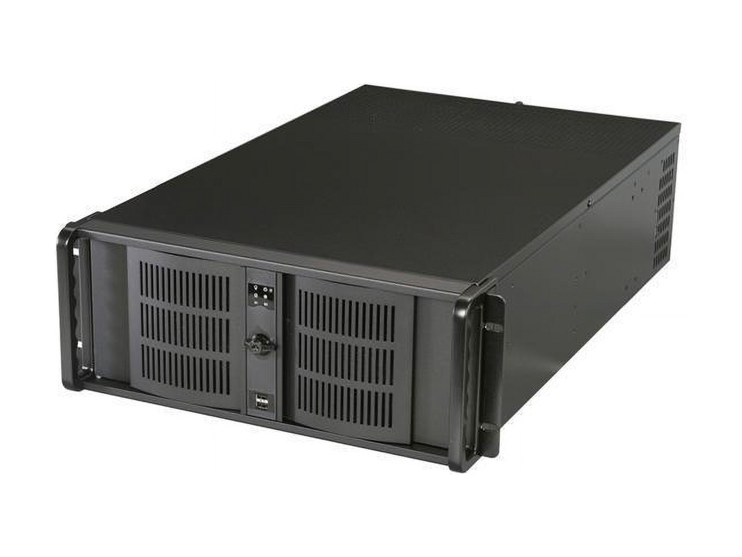 Istarusa d 400l 7 black aluminum steel 4u rackmount high performance