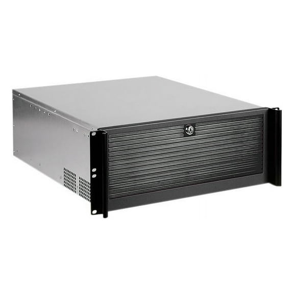 iStarUSA D-416 Black Material of Front Bezel	: Aluminum
Material of Handle: Aluminum
Material of Main Chassis: Galvanized Steel 4U Rackmount Compact Stylish Chassis 6 External 5.25" Drive Bays