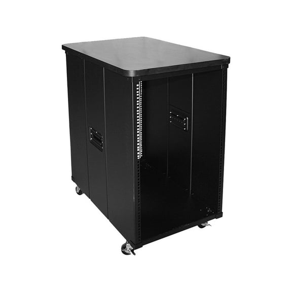 iStarUSA WD-1880-WT 18U 800mm Depth Simple Server Rack with Wood Top