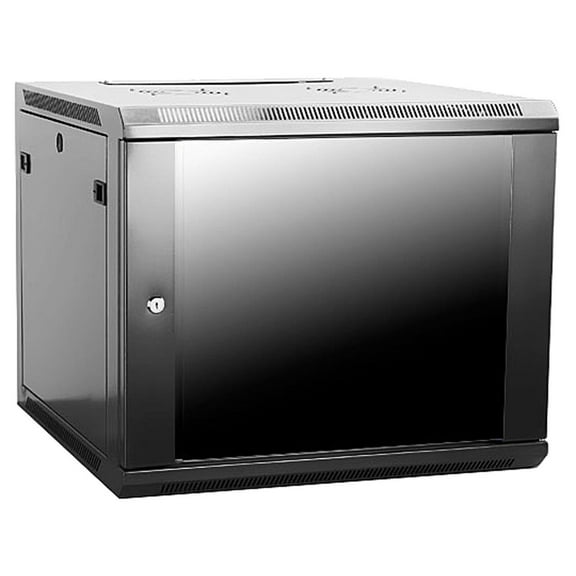 iStarUSA WM960-KBR1U 9U 600mm Depth Wallmount Server Cabinet with 1U Keyboard Drawer