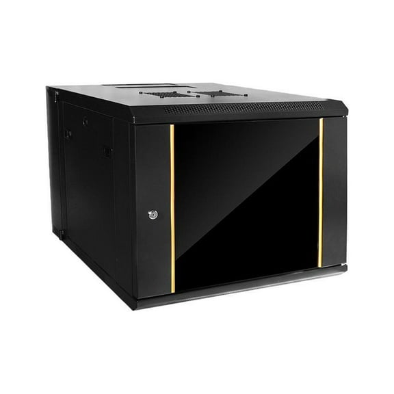 iStarUSA WMZ955-SFH25 9U 550mm Depth Swing-out Wallmount Server Cabinet with 1U Tray