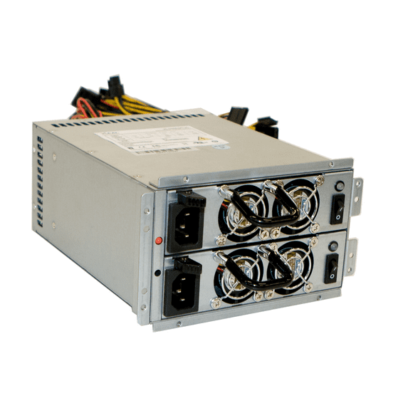 iStarUSA Xeal 600W PS2 Mini High Efficiency Redundant Power Supply IS-600R8PUC