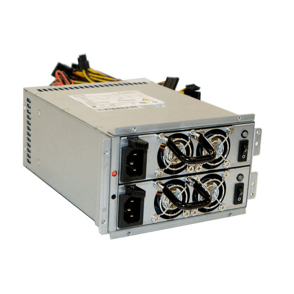 iStarUSA Xeal 600W PS2 Mini High Efficiency Redundant Power Supply IS-600R8PUC