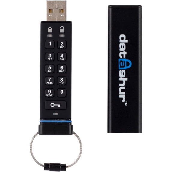 iStorage 4GB datAshur USB 2.0 Flash Drive